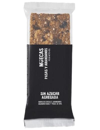 Barritas Muecas Pasas Arandanos x 45gr