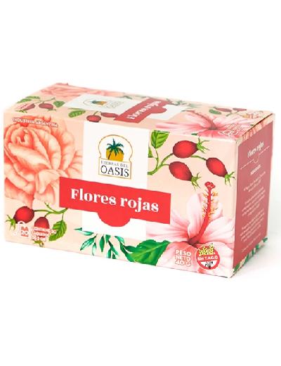 Te Flores rojas x 20 Oasis