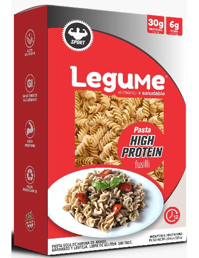 Fideos Fusilli de High Protein x 284gr Legume