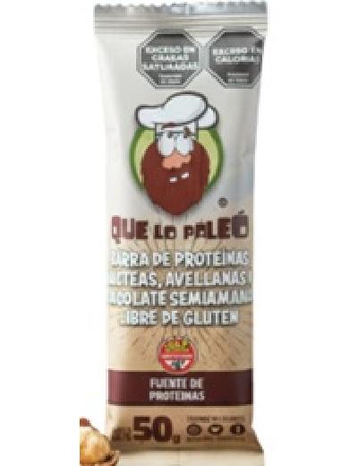 Barritas Que Lo Paleo Avellanas x 50gr