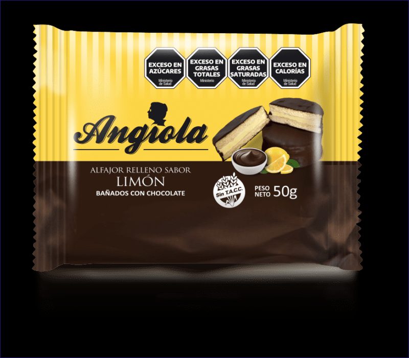Alfajor de Chocolate Relleno de Limon Angiola