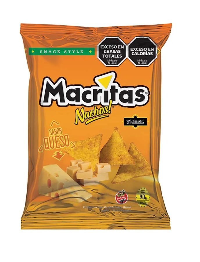 Nachos Queso x 150gr Macritas