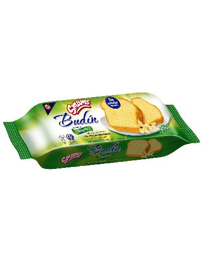 Budin Vainilla Sin Azucar y Sin Tacc x 200gr. Smams