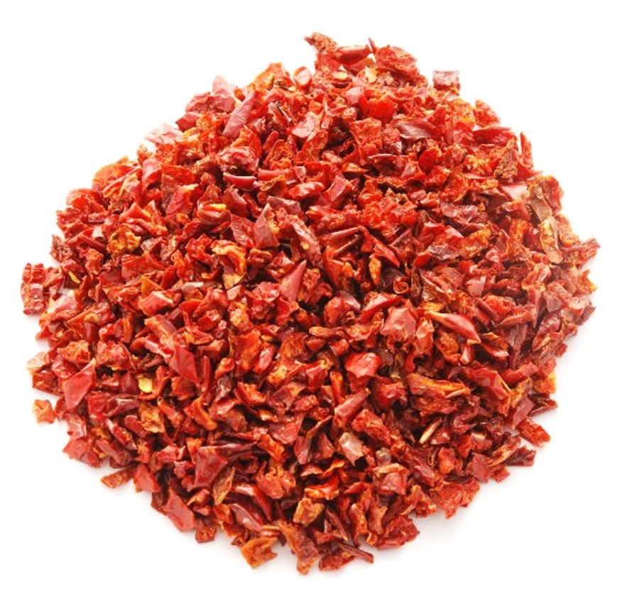 Morron en Cubo Deshidratado Envasado Bolsa x 100gr