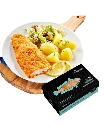 Merluza Empanado Milanesa x Unidad (400gr aprox) Tinos