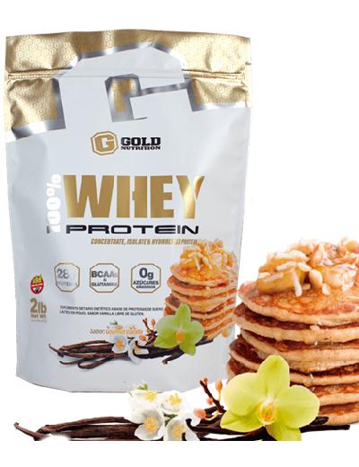 Proteina Gold Nutrition 100% Whey 2lb Vainilla