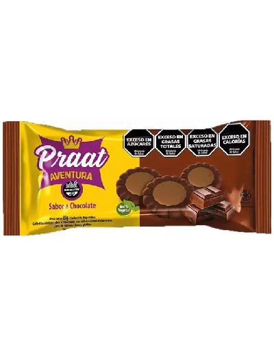 Galletitas Aventura Chocolate con chocolate x 85gr Praat
