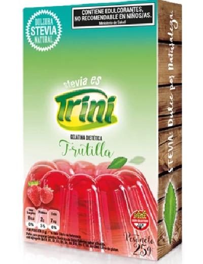 Gelatina de Frutilla con Stevia x 25gr Trini