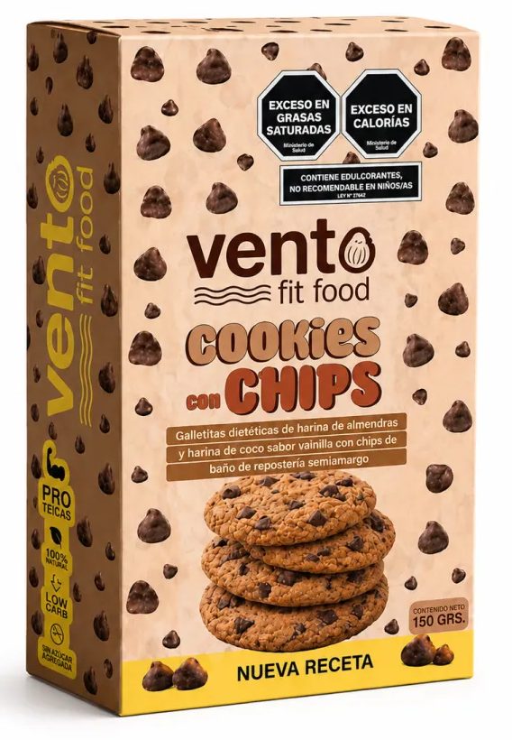 Cookies Chip de Chocolate Keto Vento