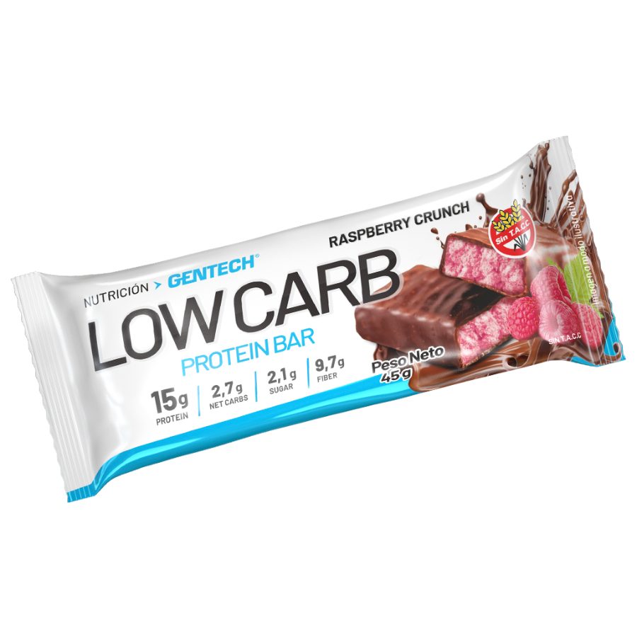 Barrita Low Carb Raspberry Crunch Gentech