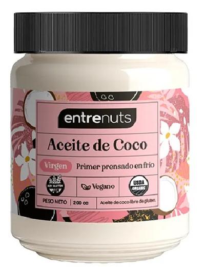 Aceite de Coco Virgen Coco Entre Nuts x 200
