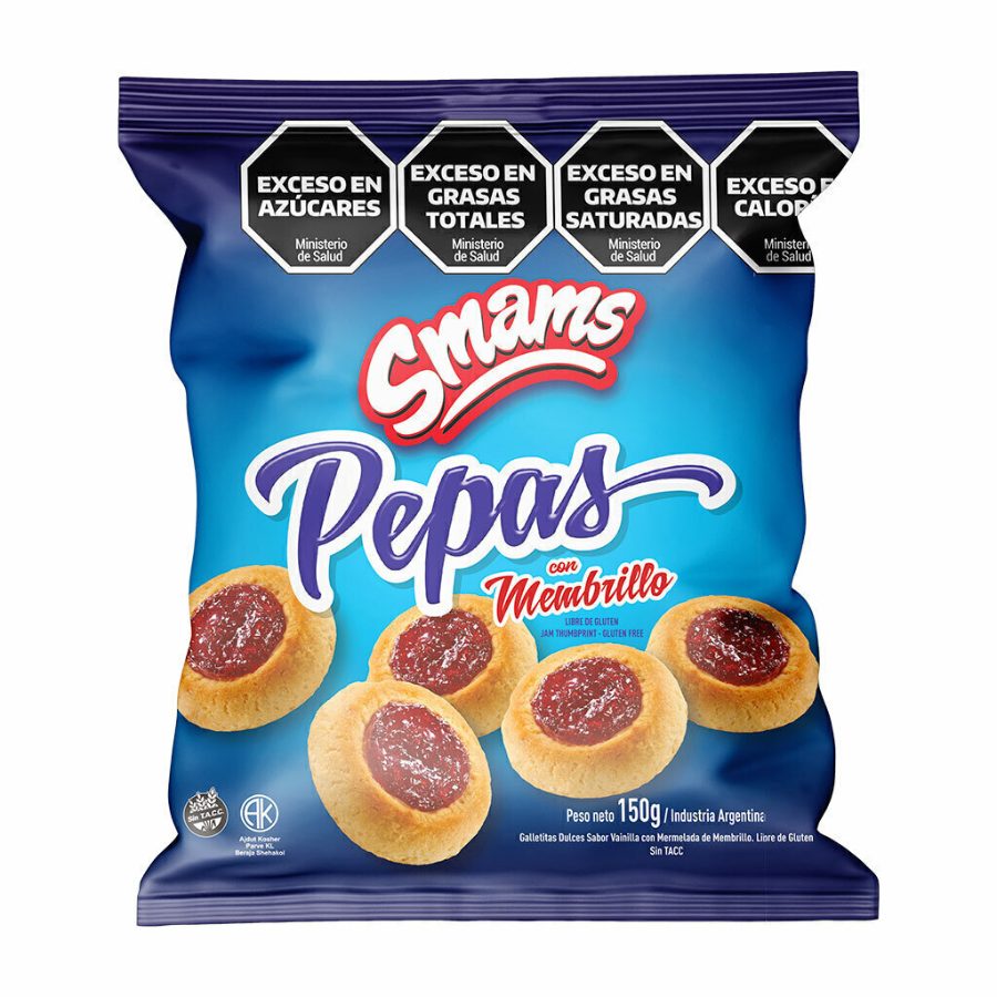 Pepas Membrillo x 150gr Smams