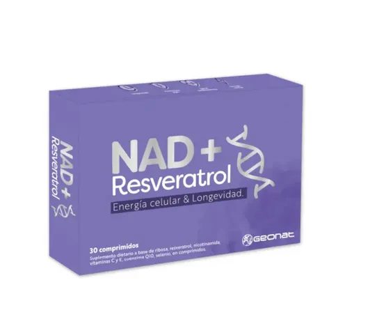 NAD + Resveratrol Geonat x 30 Capsulas