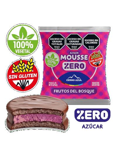 Alfajor Cerro Azul Choco Mousse de Frutos del Bosque