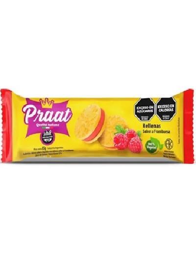 Galletitas Rellena de Frambuesa x 85gr Praat