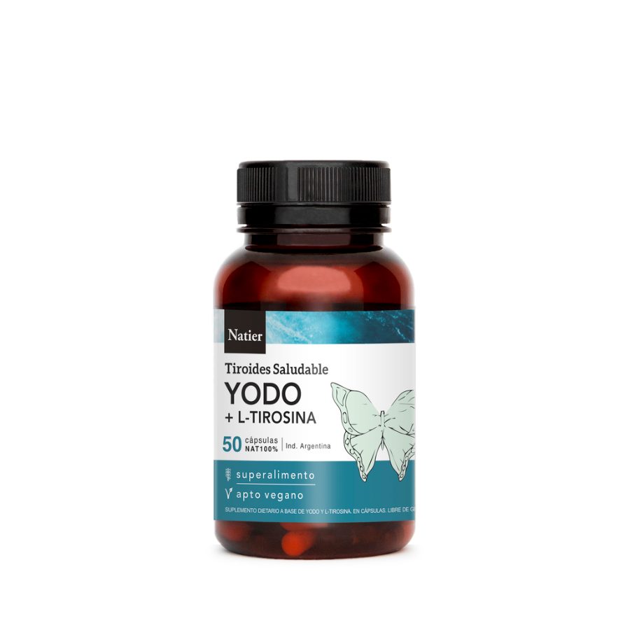 Yodo Ltirosina Tiroides Natier 50 cap