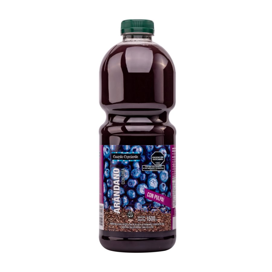 Jugo de Arandanos con Chia 1.5L Cuarto Creciente