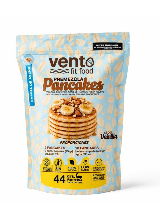 Premezcla para Pancakes con H. Avena Vainilla Keto Vento