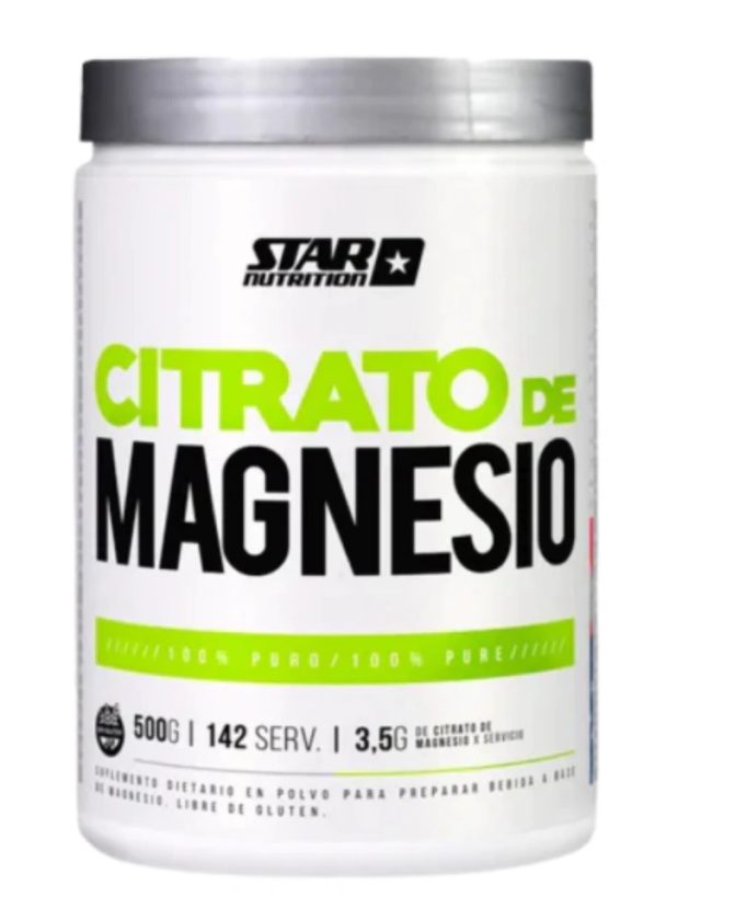Citrato de Magnesio Neutro x 500gr Star Nutrition