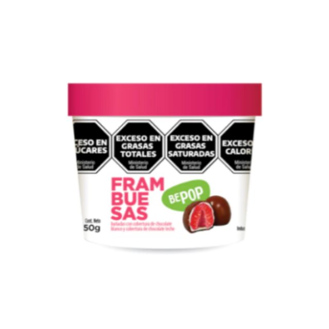 Frambuesas Bañadas Be Pop x 150gr Biomac
