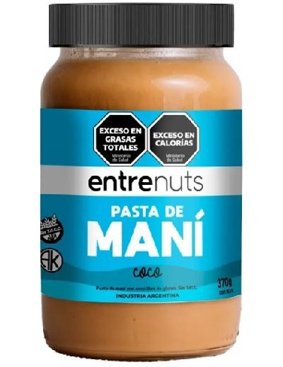 Mantequilla de Mani Coco x 400gr Entre Nuts
