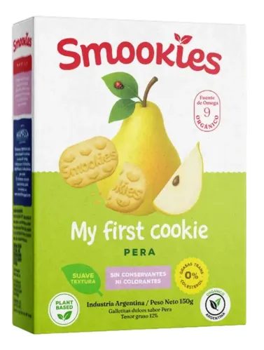 Galletitas Smookies Pera Kidsfield x 150gr