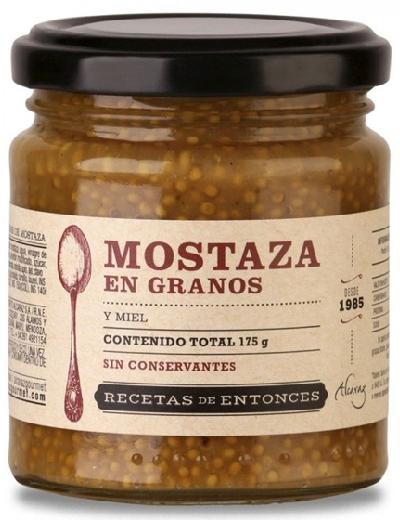 Mostaza en Granos con Miel x 175gr