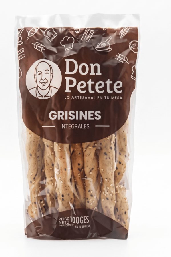 Grisines y Bizcochos Integrales Don Petete x 180gr