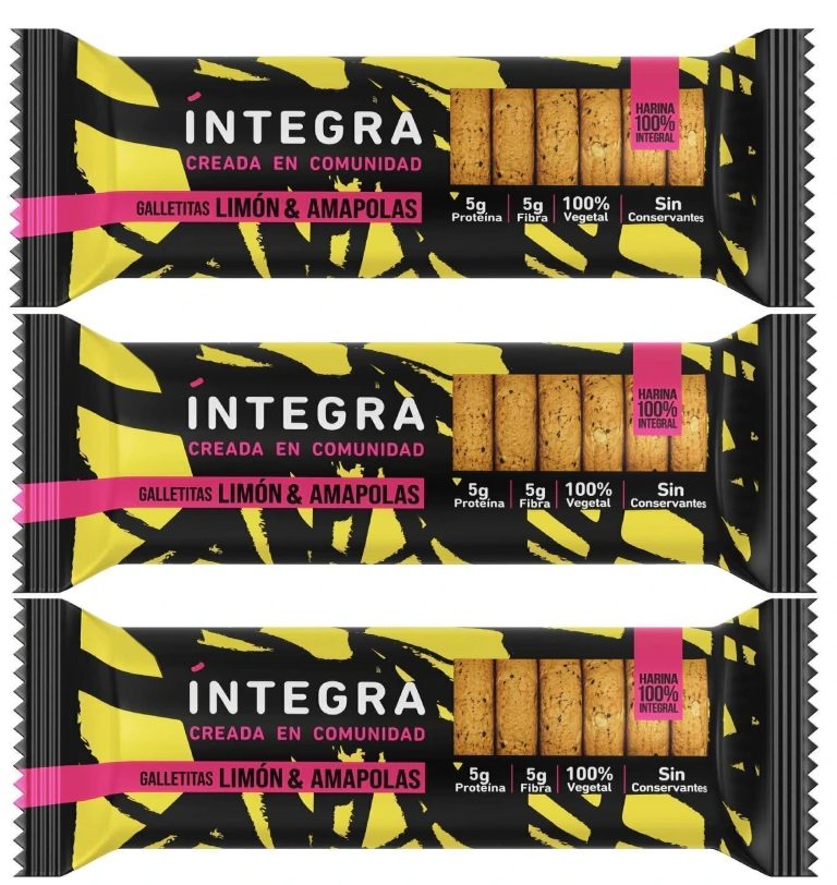 Galletitas Integra Limon y Amapola x 200gr