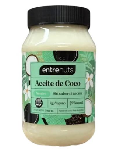 Aceite de Coco Neutro Coco Entre Nuts x 500cc