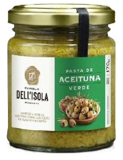 Pasta de aceitunas verdes FD Dellisola x 170gr